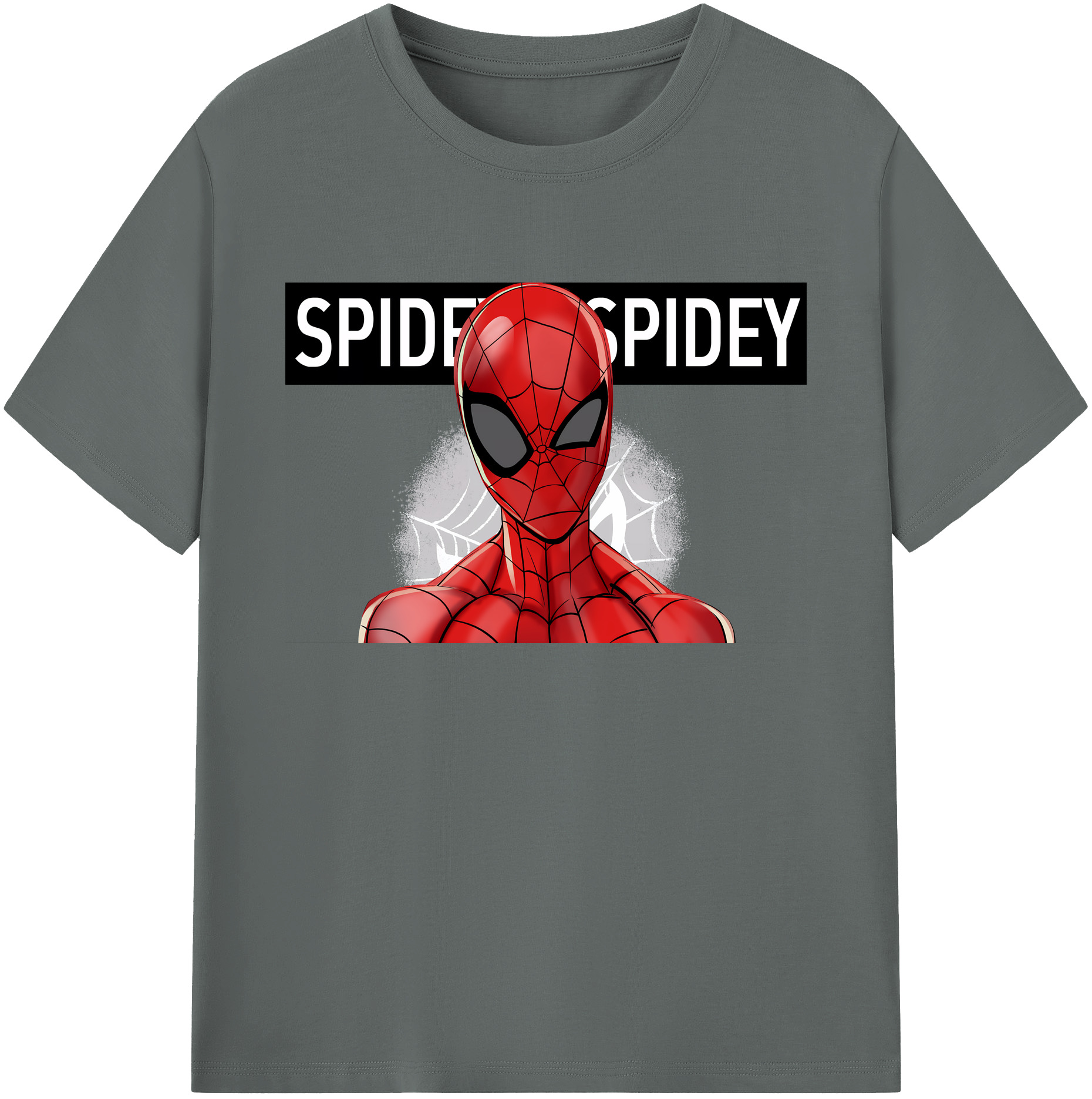 （画像用） Spider Man スパイダーマン 綿100％ メンズ半袖Tシャツ｜肌触りやわらか＆通気性